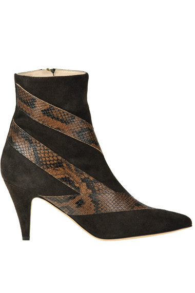 GIA COUTURE SUEDE ANKLE-BOOTS