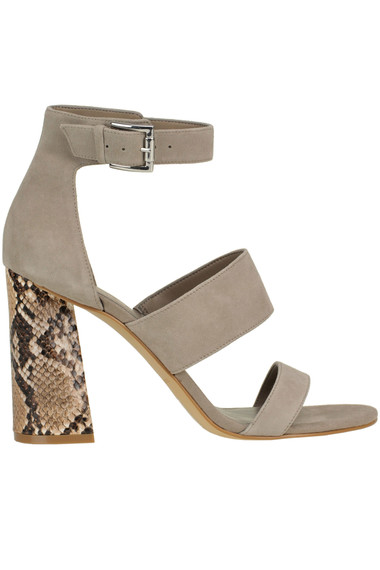 Kendall + Kylie Jane Suede Sandals In Dove-grey