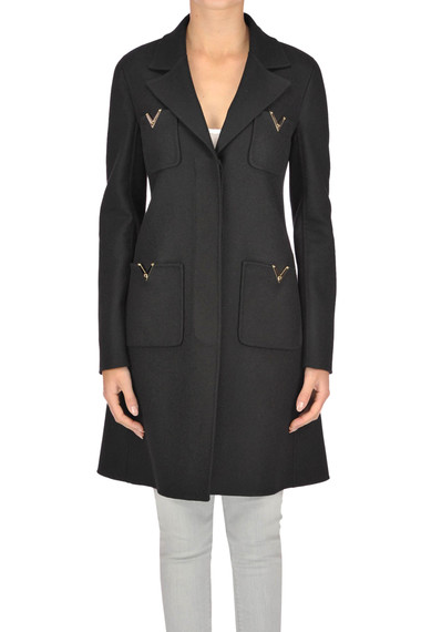 Valentino Wool-blend coat - Buy online on Glamest Fashion Outlet ...