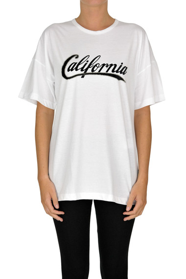 N°21 California Embellished T-shirt In White