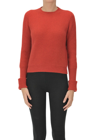 ALYKI RIBBED CASHMERE KNIT PULLOVER