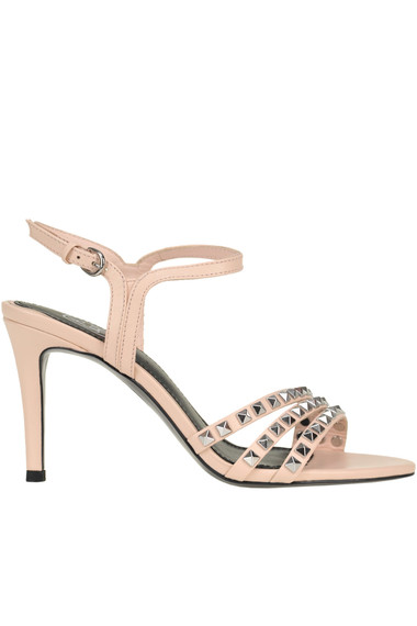 ASH HELLO STUDDED LEATHER SANDALS
