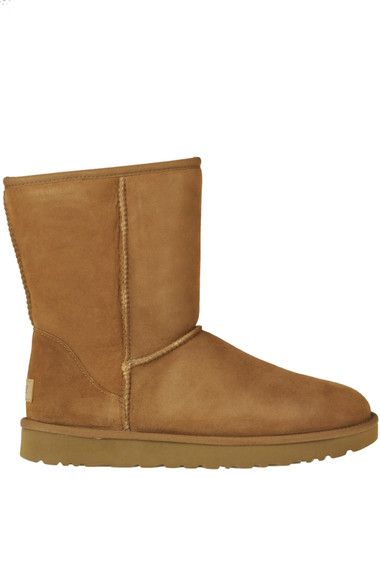 UGG CLASSIC SHORT SUEDE ANKLE BOOTS
