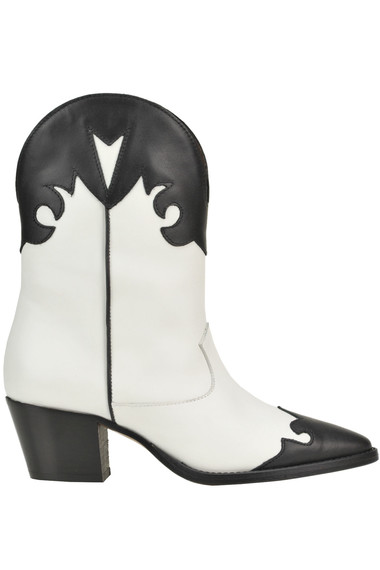 Shop Paris Texas Leather Texan Boots In White