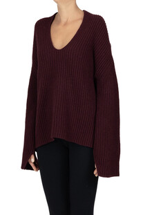 Pullover in maglia a coste Forte_Forte