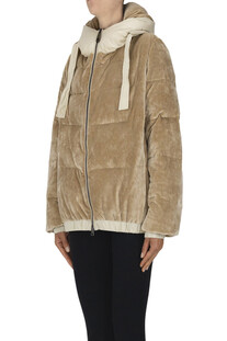 Velvet eco-friendly down jacket Martylò