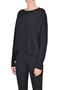 Pullover a scatoletta in cashmere e seta Scaglione