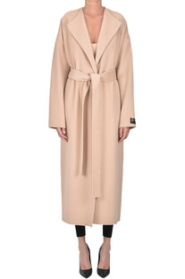 Cappotto a vestaglia in lana e cashmere N°21