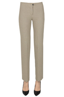 Micro checked trousers N°21