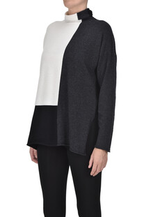 Color-block cashmere pullover Tabaroni Cashmere