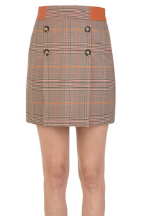 Prince of Wales print mini skirt Nenette
