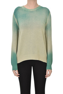 Gradient effect knit pullover Alessandro Aste
