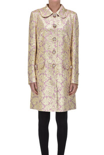 Jaquard lamè fabric coat Dolce & Gabbana