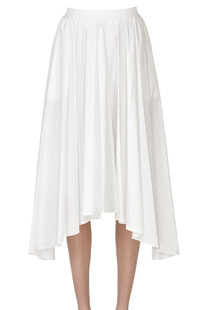 Pleated cotton skirt Michael Michael Kors
