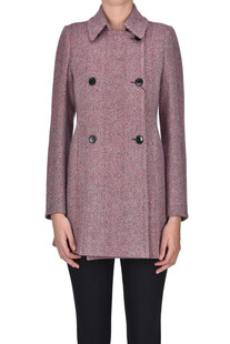 Cappotto doppiopetto spigato Etro