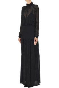 Crepé long dress Semicouture