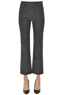 Cropped curduroy trousers 3x1