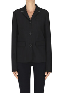 Blazer cropped gessato  N°21