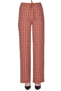 Checked print trousers Alysi