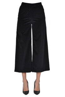 Cropped velvet trousers PT Torino