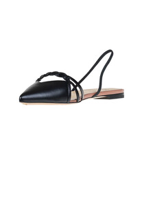 Leather slingback ballerinas Francesco Russo