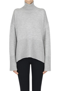 Pullover dolcevita a scatoletta Dondup