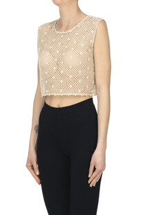 Top cropped in crochet Kristina Ti
