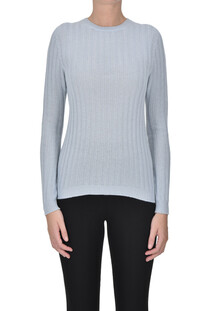 Pullover in cashmere a costine Fabiana Filippi