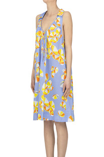 Printed popeline cotton dress Moschino Jeans