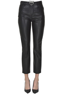 Susan eco-leather trousers Pinko