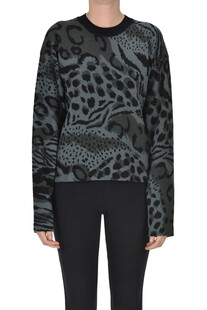 Pullover stampa animalier Kenzo