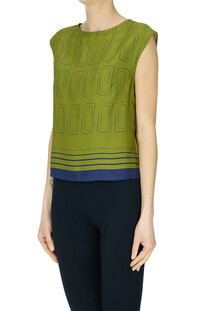 Top boxy stampato Slowear