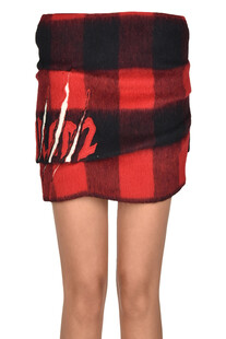 Checked print cloth mini skirt Dsquared2