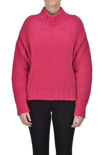 Turtlenck chenille pullover Dondup