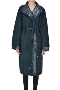Reversible eco-fur coat Marina Rinaldi
