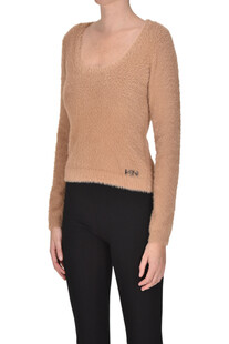 Eco-fur effect pullover Nenette