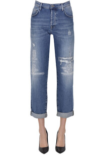 Used effect boyfriend jeans Atelier Cigala's