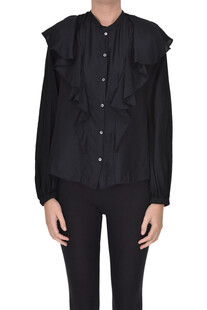 Ruched modal shirt Forte_Forte