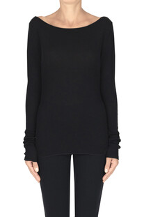 T-shirt a costine in lana  Skall