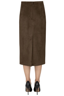 Eco-suede pencil skirt Blukey