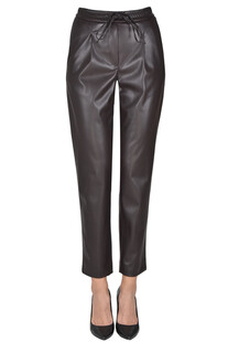 Pantaloni in ecopelle No Name