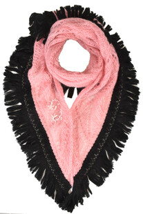 Open  knit shawl scarf Cormio