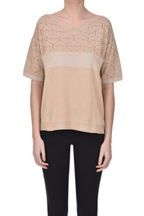 Lace insert pullover  D.Exterior