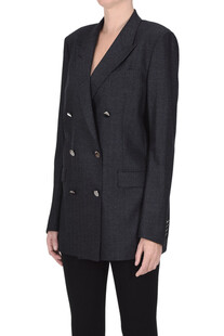 Jasmine harringbone double-breasted blazer Tagliatore