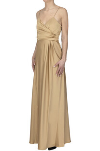 Abito lungo in satin Nenette