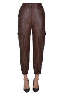 Eco-leather cargo trousers Eve