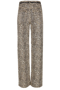 Pantaloni 5 tasche animalier Liu Jo