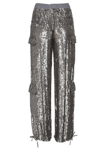 Sequined cargo trousers P.A.R.O.S.H.