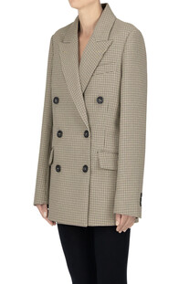 Blazer doppiopetto stampa micro check N°21
