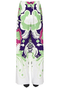 Printed cotton trousers Valentino
